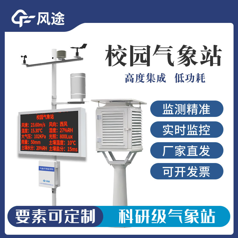 校園全自動氣象站,氣象另類科普形式