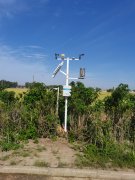 在河南安陽雙全村,我們安裝了智慧農業氣象站